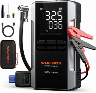 WOLFBOX MegaVolt24 Air 4000A Jump Starter with Air Compressor