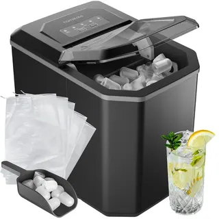 hOmeLabs 26 lb Countertop Bullet Ice Maker