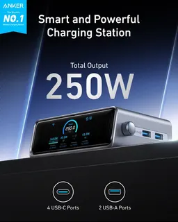 Anker Prime Charger (250W, 6 Ports)
