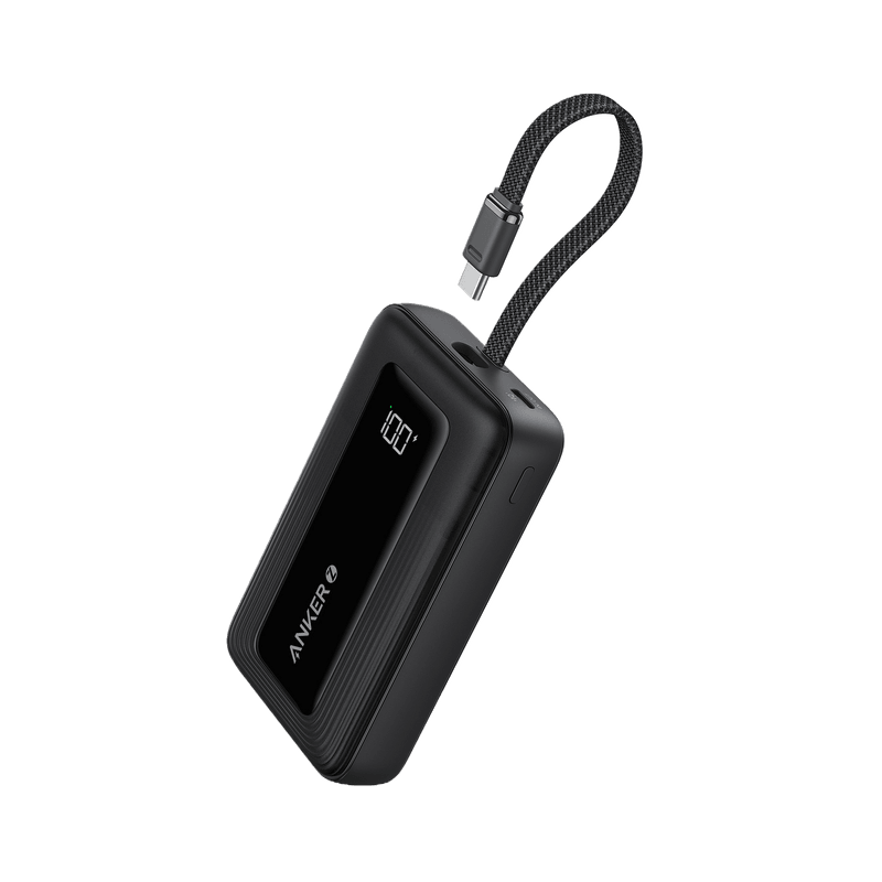 Anker Zolo Power Bank 20K (30W, Built-In USB-C Cable)